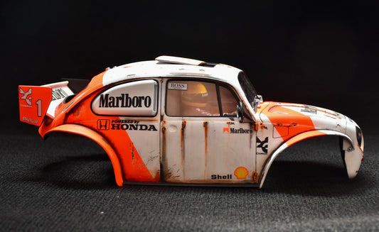 Tamiya Sand Scorcher 1/10 Custom Painted Body – Finished with Driver Figure (BUGLAREN)