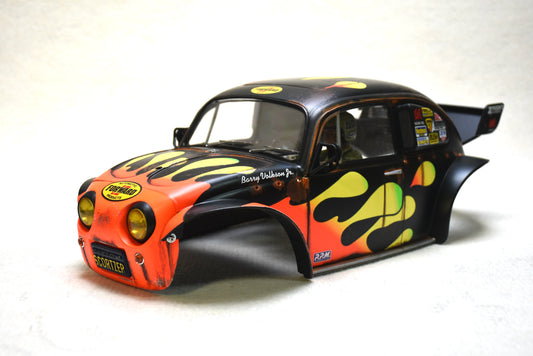Tamiya Sand Scorcher 1/10 Custom Painted Body – Finished with Driver Figure (SCORTZER) - BOLIM RC CUSTOMS