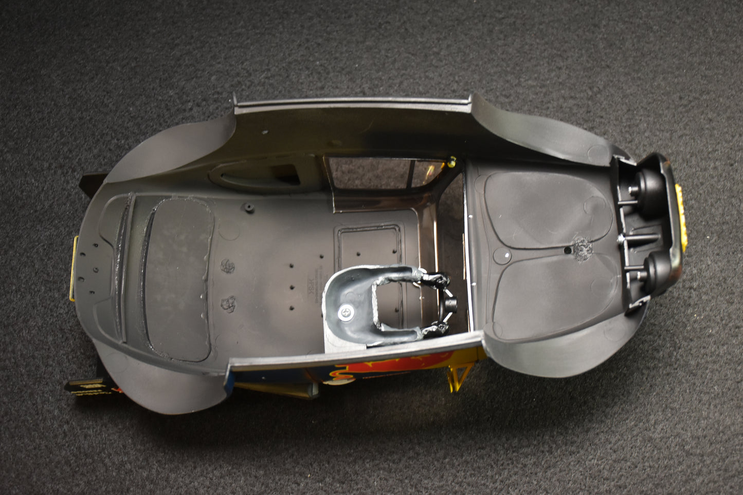 Tamiya BLITZER BEETLE 1/10 Custom Painted Body – Finished with Driver Figure (RED BULL LIVERY)