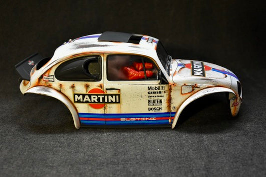 Tamiya Sand Scorcher 1/10 Custom Painted Body – Finished with Driver Figure (BUGTINI) - BOLIM RC CUSTOMS