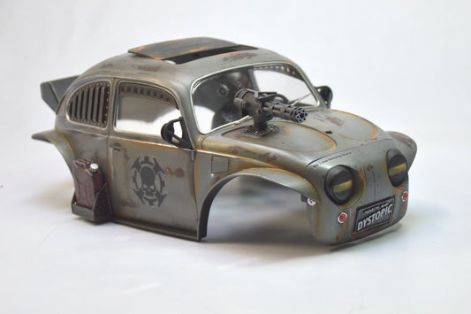 Tamiya Sand Scorcher 1/10 Custom Painted Body – Finished with Driver Figure (DYSTOPIC)