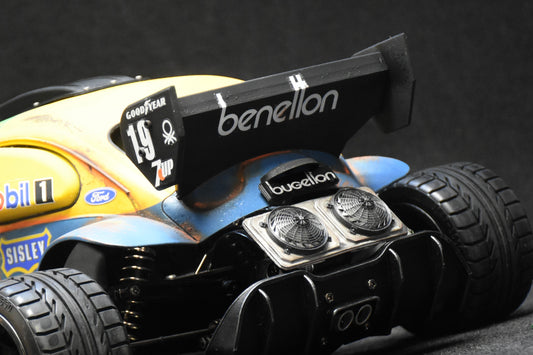 Tamiya Blitzer Beetle 1/10 REAR WING (BUGETTON)  – Custom Resin Part (by Bolim RC Customs)