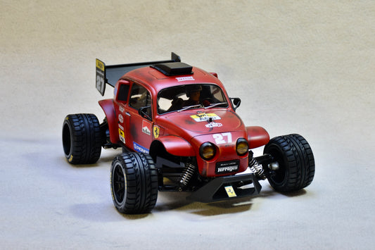 FERRAGEN #5 - Custom-Built Tamiya Blitzer Beetle – Ferrari 643 theme - 1/10 RC Buggy