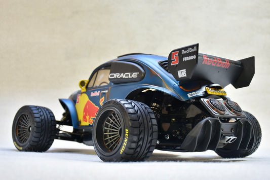 REDBUG 3 - Custom-Built Tamiya Blitzer Beetle – 1/10 RC Buggy (RED BULL LIVERY)