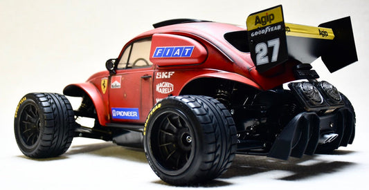 FERRAGEN - Custom-Built Tamiya Blitzer Beetle – Ferrari 643 theme - 1/10 RC Buggy - BOLIM RC CUSTOMS