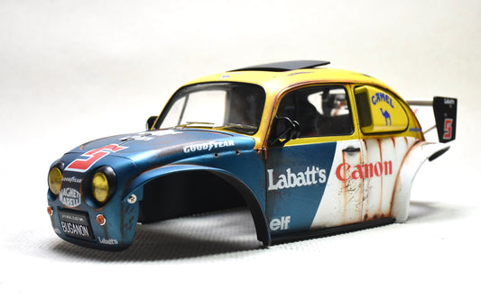 Tamiya Sand Scorcher 1/10 Custom Painted Body – Finished with Driver Figure (BUGANON) - BOLIM RC CUSTOMS