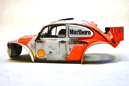 Tamiya Sand Scorcher 1/10 Custom Painted Body – Finished with Driver Figure (BUGLAREN)
