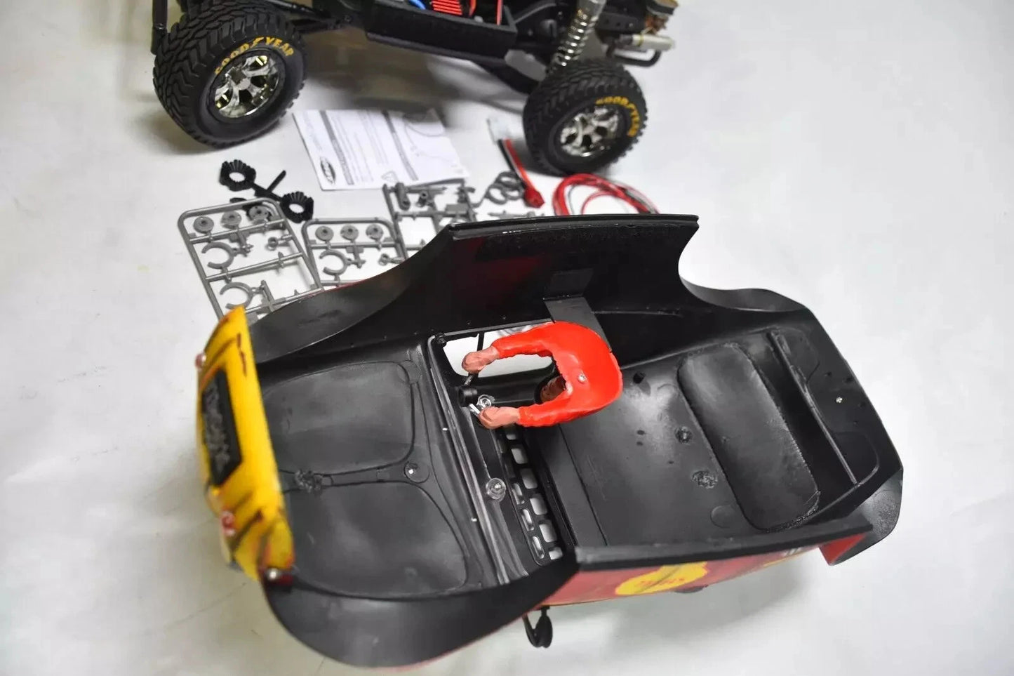 Custom-Built Tamiya CC-02 4WD Chassis with Sand Scorcher Body