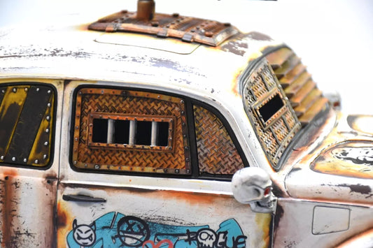 Tamiya Sand Scorcher & Blitzer Beetle 1/10 Side windows Left & Right (metal simulation mad max style) – Custom Resin Part (by Bolim RC Customs)