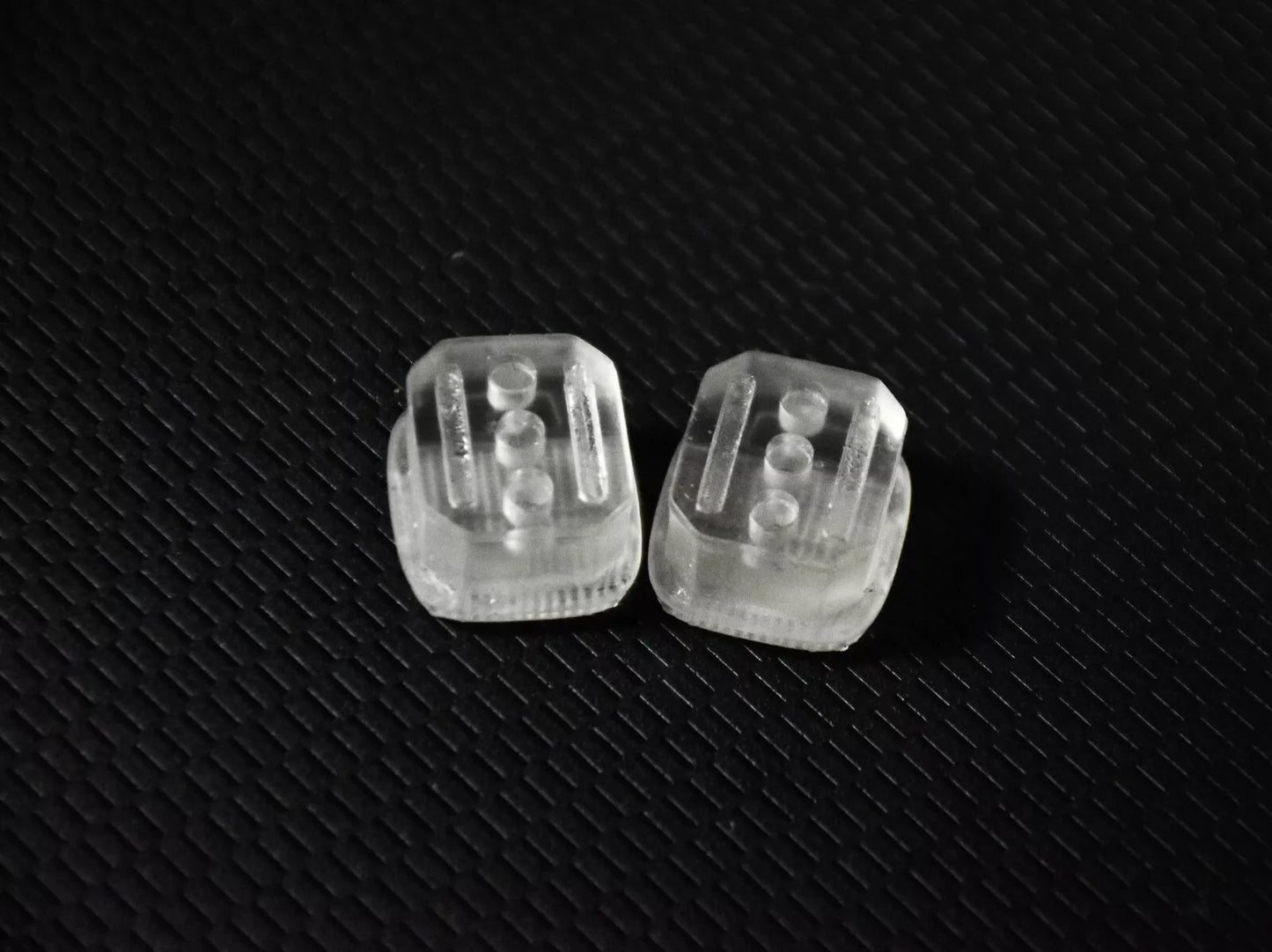 Rear Lights (Pair, Clear) – Tamiya CC-01/CR-01 Jeep Wrangler YJ Body – Custom Resin Part (by Bolim RC Customs)