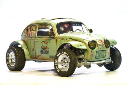 Tamiya Sand Scorcher 1/10 Custom Painted Body – Finished with Driver Figure (RAT BUG) - BOLIM RC CUSTOMS