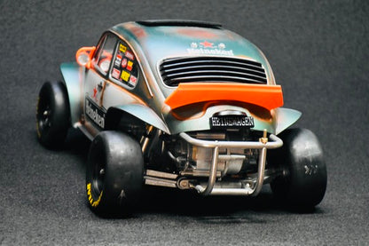 Tamiya Sand Scorcher 1/10 Custom Painted Body – Finished with Driver Figure (HEINEWAGEN)