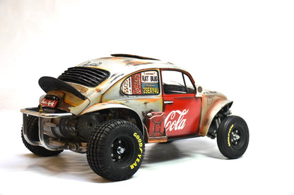 Tamiya Sand Scorcher 1/10 Custom Painted Body – Finished with Driver Figure (JUNKOLA)