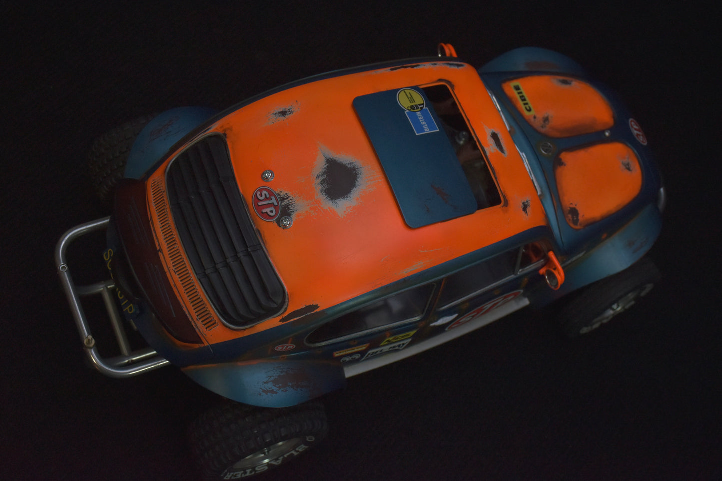 Tamiya Sand Scorcher 1/10 Custom Painted Body – Finished with Driver Figure (SCORSTP v1) - BOLIM RC CUSTOMS