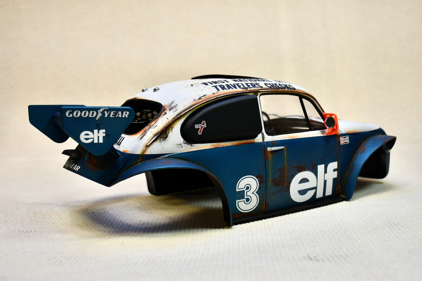 Tamiya Sand Scorcher 1/10 Custom Painted Body – Finished with Driver Figure (Tyrrell p34 tribute) - BOLIM RC CUSTOMS