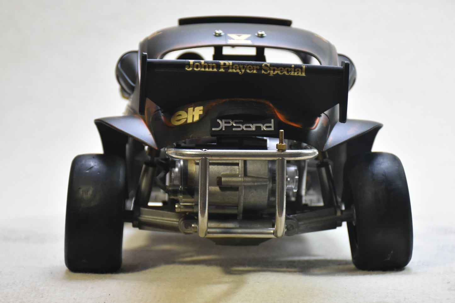 Tamiya Sand Scorcher 1/10 Custom Painted Body – Finished with Driver Figure (JPScorcher)