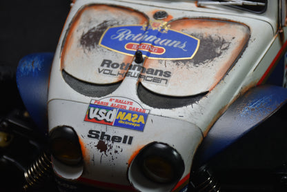 Tamiya BLITZER BEETLE 1/10 Custom Painted Body – Finished with Driver Figure (DAKAR ROTHMANS)