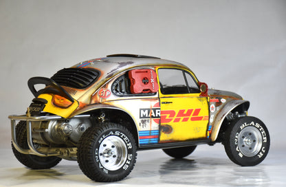 Tamiya Sand Scorcher 1/10 Custom Painted Body – Finished with Driver Figure (DESOLATE)