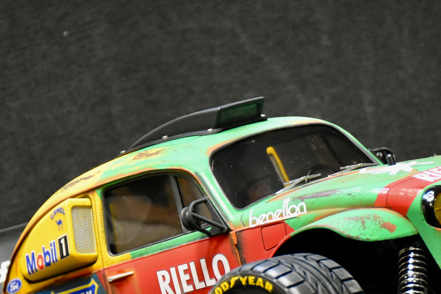 AILERON ARRIÈRE Tamiya Sand Scorcher &amp; Blitzer Beetle 1/10 (STYLE HERBIE) – Pièce de mise à niveau en résine personnalisée RC