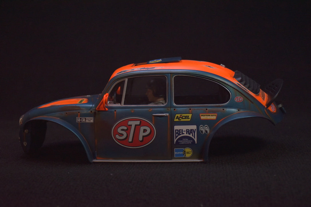 Tamiya Sand Scorcher 1/10 Custom Painted Body – Finished with Driver Figure (SCORSTP v1) - BOLIM RC CUSTOMS