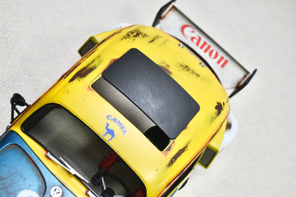 Carrosserie personnalisée peinte Tamiya Sand Scorcher 1/10 – Finition avec figurine de pilote (BUGANON)