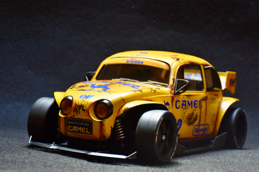 Tamiya Custom-Built STREET Blitzer Beetle (CAMEL LIVERY #2) – 1/10 RC (Tamiya BT-01 Chassis)