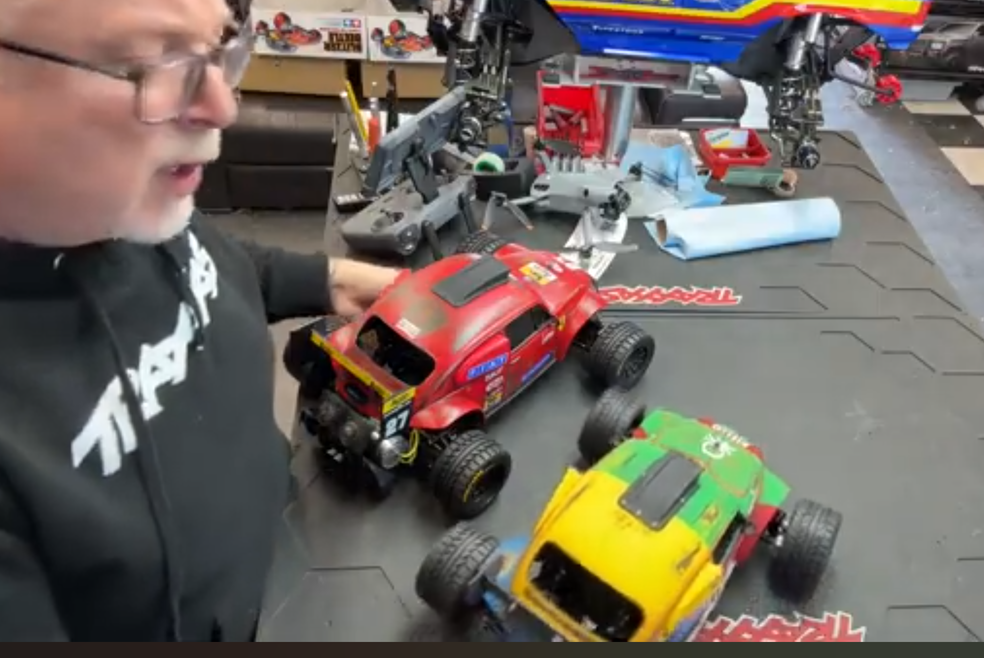 Load video: UNBOXING - bolimrccustoms Tamiya Blitzer Beetle custom builds.  Unboxing by Dennis Martin (rcgarage CA)