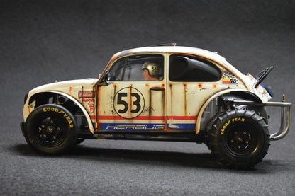 HERBUG - Tamiya Sand Scorcher 1/10 Custom Painted Body – Finished with Driver Figure