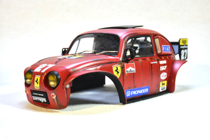 Tamiya Sand Scorcher 1/10 Custom Painted Body – Finished with Driver Figure (Ferragen2) - BOLIM RC CUSTOMS