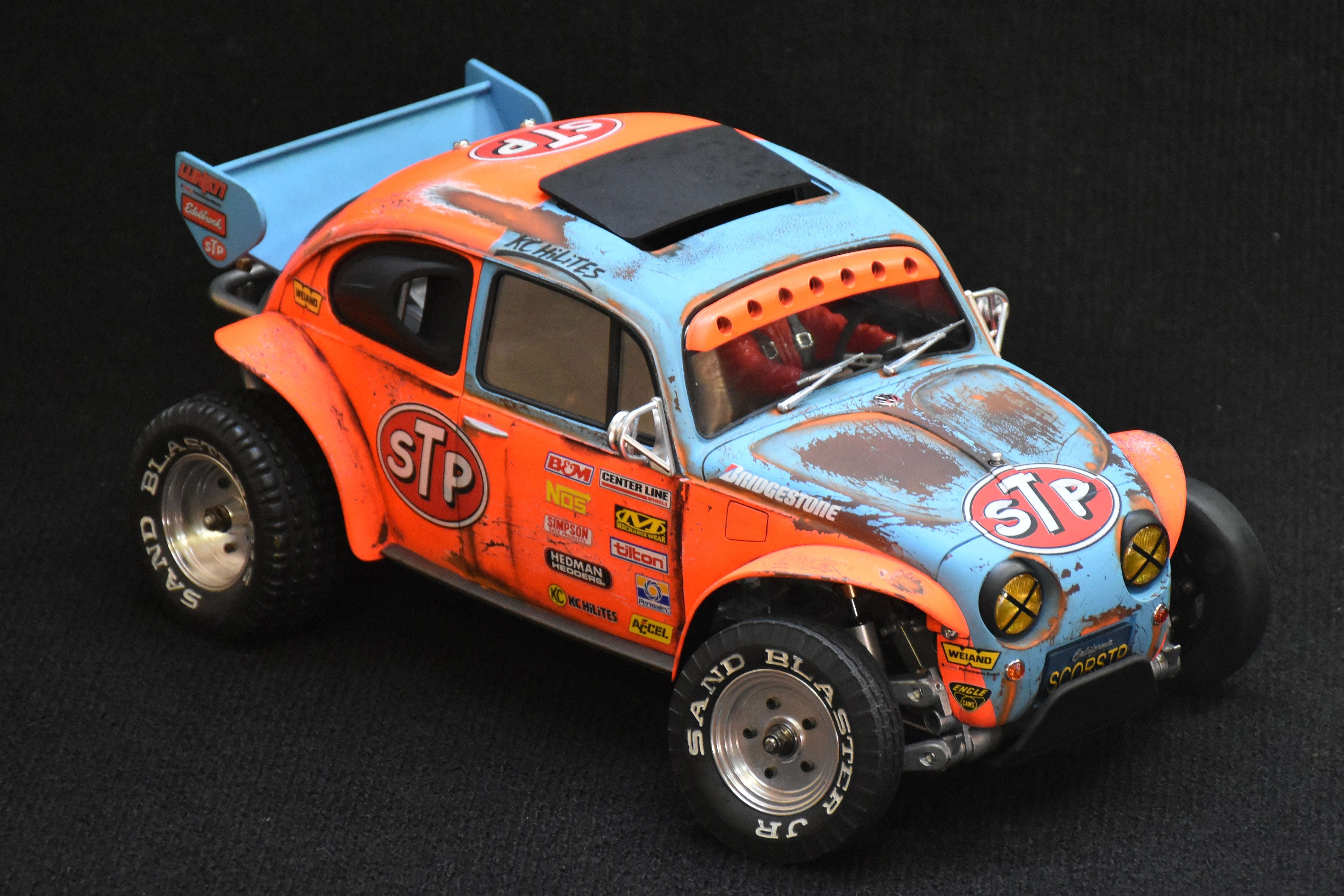 Tamiya Sand Scorcher 1/10 Custom Painted Body – Finished with