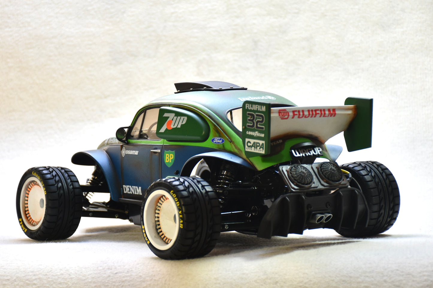 WAGUP  - Custom-Built Tamiya Blitzer Beetle – 1/10 RC Buggy (7UP LIVERY)