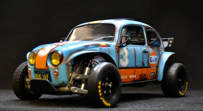 Tamiya Sand Scorcher 1/10 Custom Painted Body – Finished with Driver Figure (BUGULF)