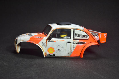 Tamiya Sand Scorcher 1/10 Custom Painted Body – Finished with Driver Figure (BUGLAREN)