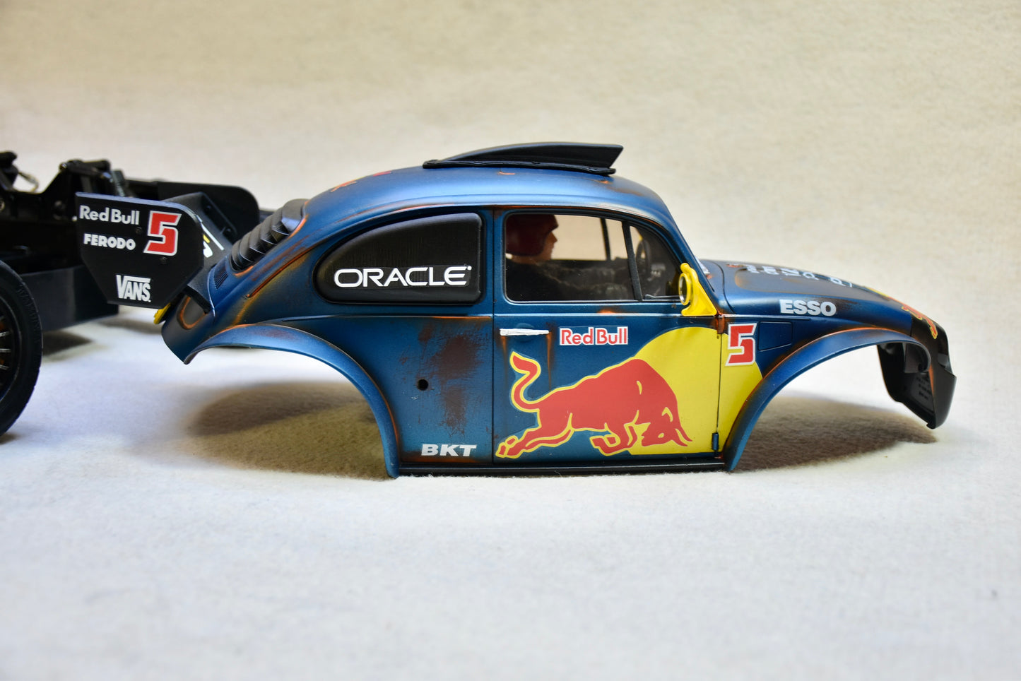 REDBUG 3  - Custom-Built Tamiya Blitzer Beetle – 1/10 RC Buggy (RED BULL LIVERY)