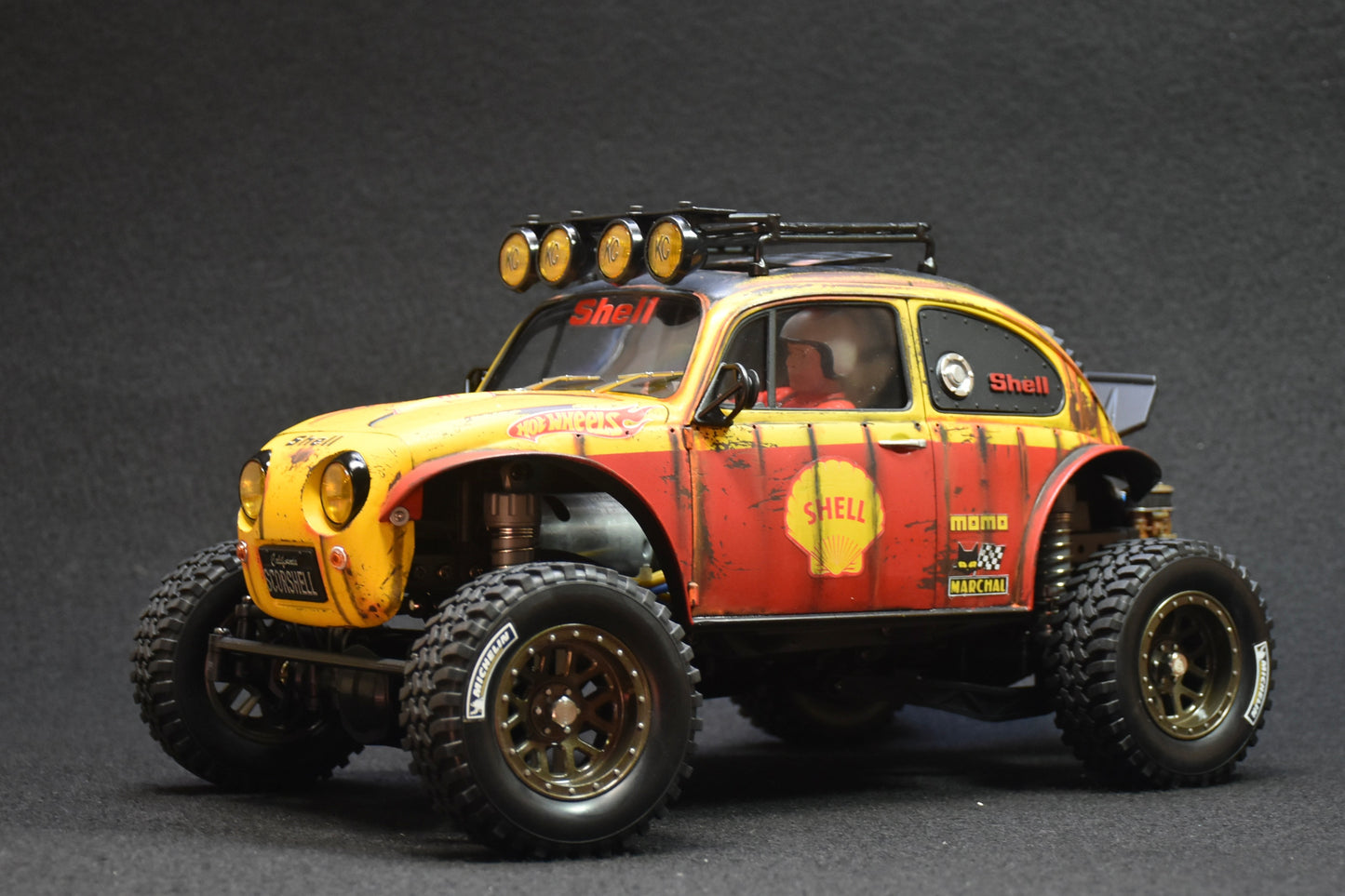 Custom-Built Tamiya CC-02 4WD Chassis with Sand Scorcher Body