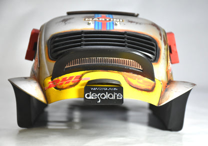 Tamiya Sand Scorcher 1/10 Custom Painted Body – Finished with Driver Figure (DESOLATE)