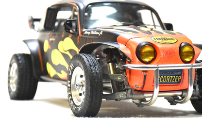 Tamiya Sand Scorcher 1/10 Custom Painted Body – Finished with Driver Figure (SCORTZER) - BOLIM RC CUSTOMS