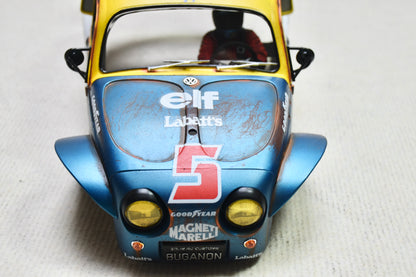 Carrosserie personnalisée peinte Tamiya Sand Scorcher 1/10 – Finition avec figurine de pilote (BUGANON)