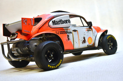 Tamiya Sand Scorcher 1/10 Custom Painted Body – Finished with Driver Figure (BUGLAREN)