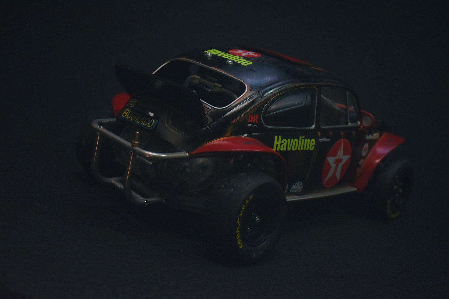 Tamiya Sand Scorcher 1/10 Custom Painted Body – Finished with Driver Figure (BUGXACO)