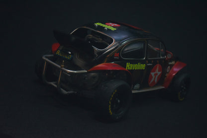 Tamiya Sand Scorcher 1/10 Custom Painted Body – Finished with Driver Figure (BUGXACO)