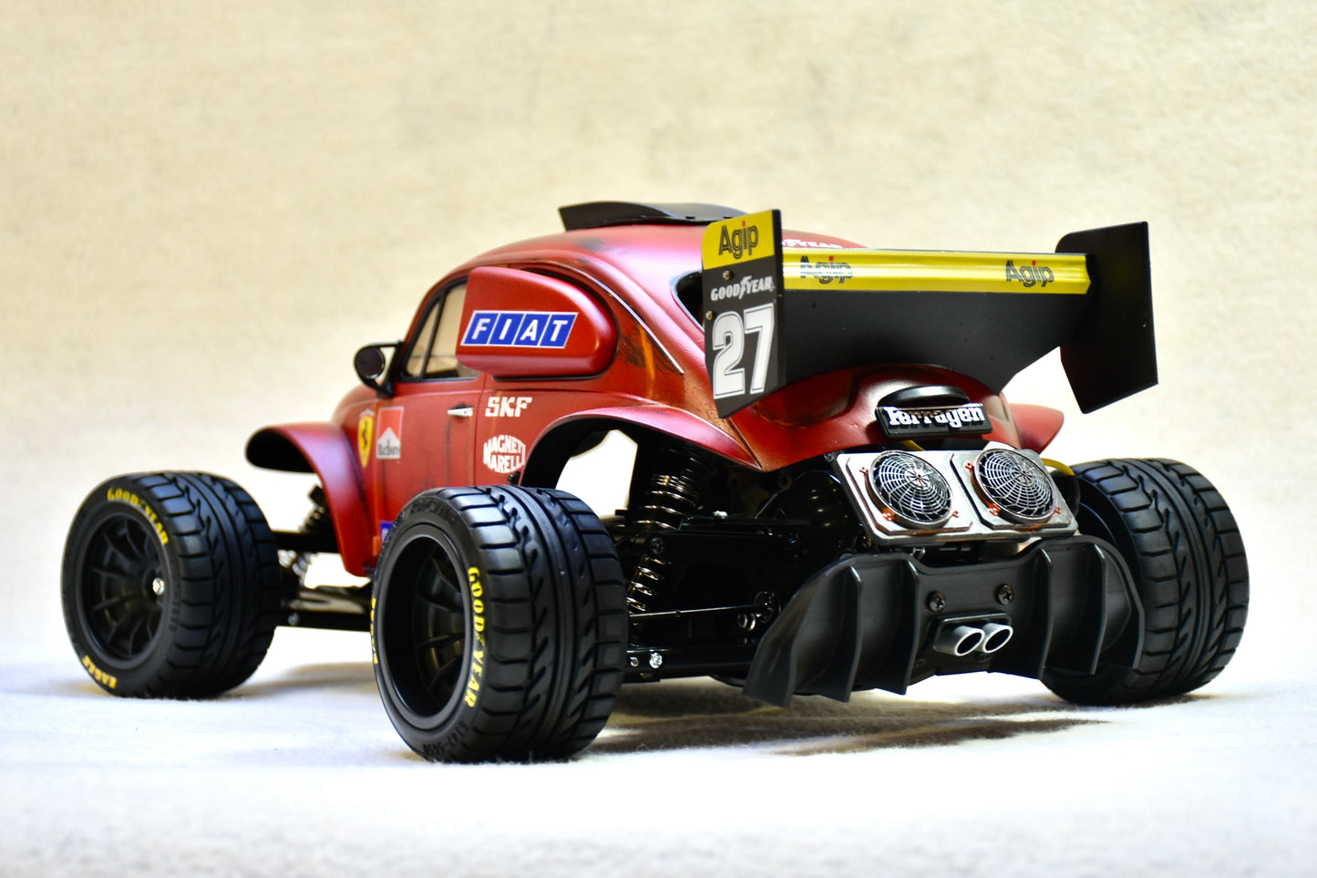 FERRAGEN #5 - Custom-Built Tamiya Blitzer Beetle – Ferrari 643 theme -  1/10 RC Buggy