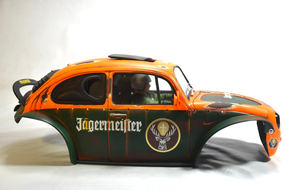 Tamiya Sand Scorcher 1/10 Custom Painted Body – Finished with Driver Figure (JAGERMAGEN)