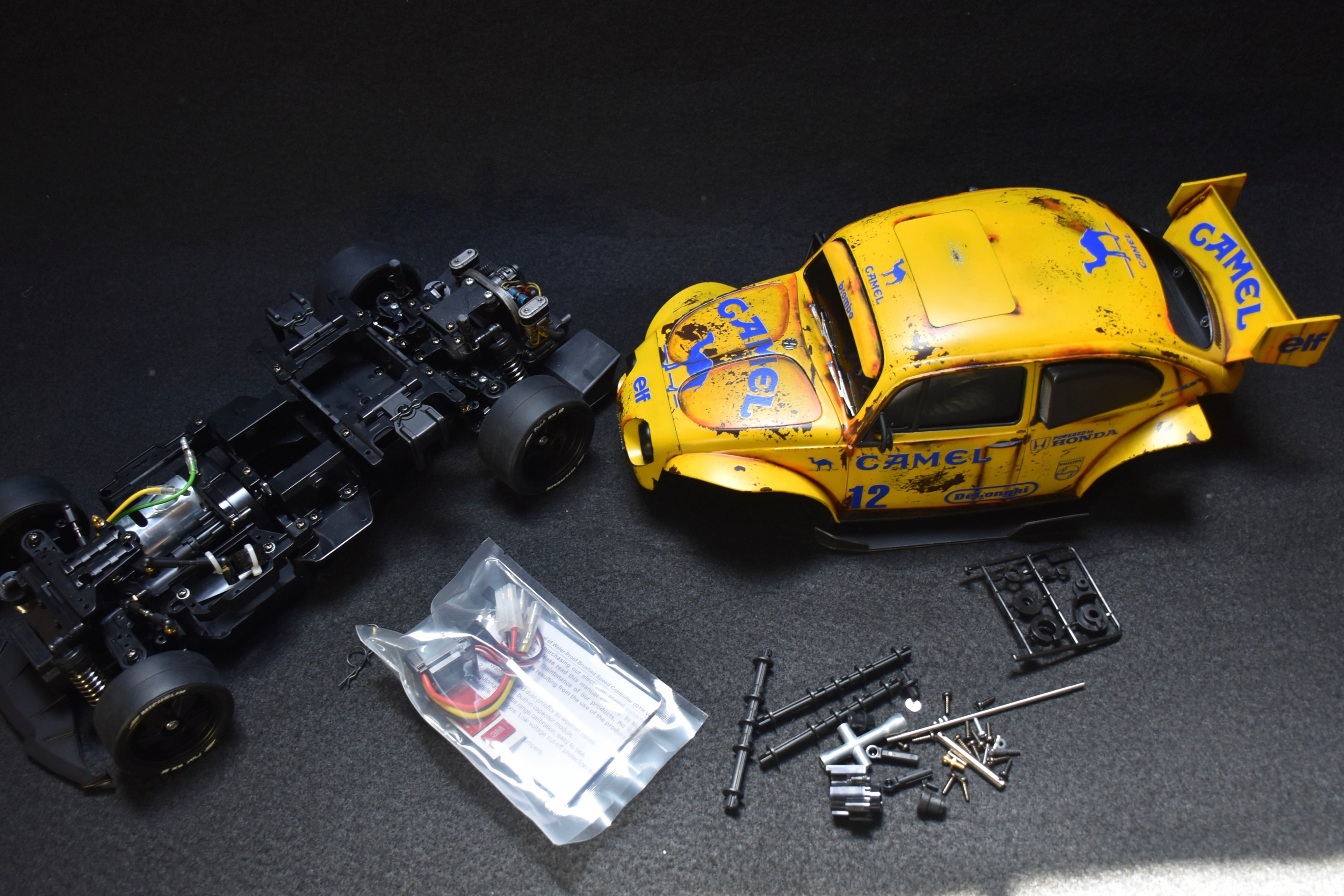 Tamiya Custom-Built STREET Blitzer Beetle (CAMEL LIVERY #2) – 1/10