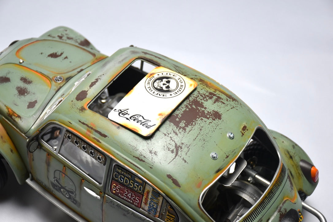 Tamiya Sand Scorcher 1/10 Custom Painted Body – Finished with Driver Figure (RAT BUG) - BOLIM RC CUSTOMS