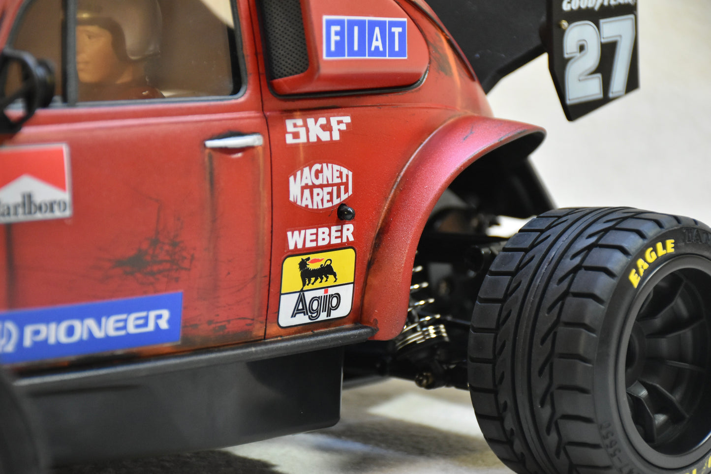 FERRAGEN #5 - Custom-Built Tamiya Blitzer Beetle – Ferrari 643 theme -  1/10 RC Buggy