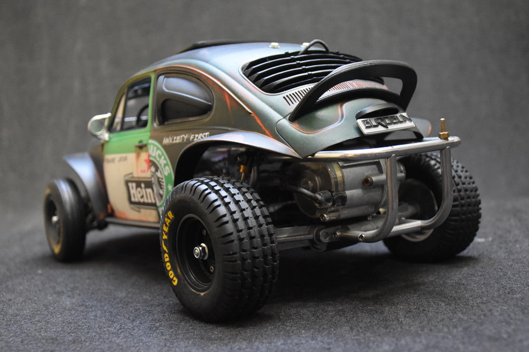 Tamiya Sand Scorcher 1/10 Custom Painted Body – Finished with Driver Figure (BUGOBLIN)