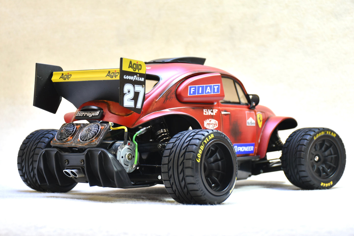 FERRAGEN #5 - Custom-Built Tamiya Blitzer Beetle – Ferrari 643 theme -  1/10 RC Buggy