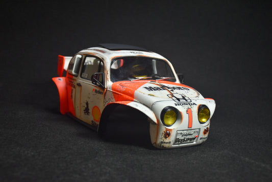 Tamiya Sand Scorcher 1/10 Custom Painted Body – Finished with Driver Figure (BUGLAREN)