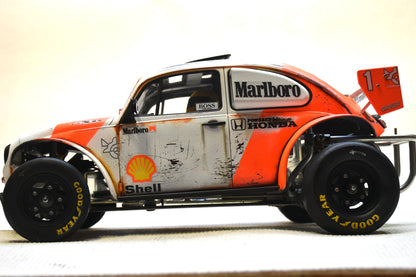 Tamiya Sand Scorcher 1/10 Custom Painted Body – Finished with Driver Figure (BUGLAREN)